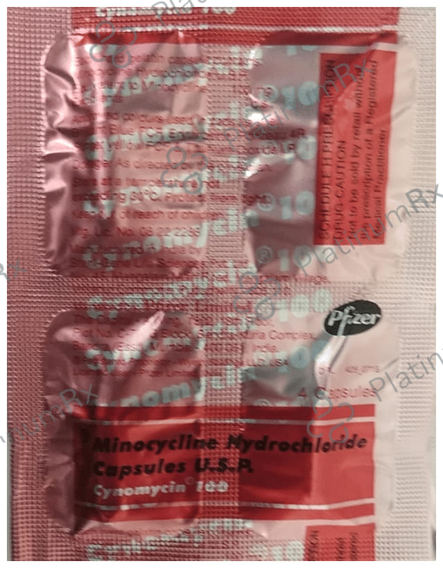 Cynomycin 100mg Capsule 4s