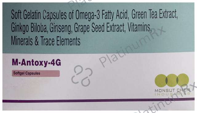 M Antoxy 4G Softgel Capsule 10s