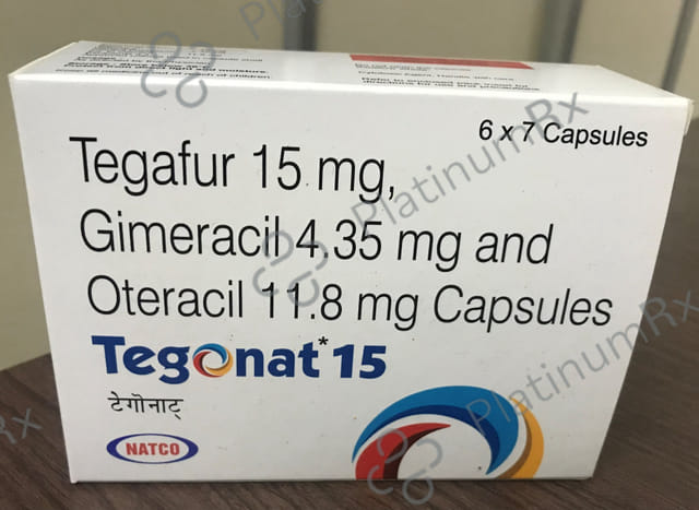 Tegonat 15mg Capsule 7s