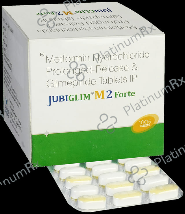 Jubiglim M 2 Forte 2/1000mg Tablet PR 15s