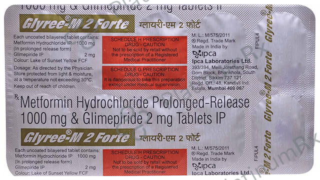 Glyree M 2 Forte Tablet PR