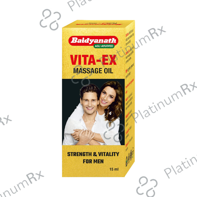 Baidyanath Vita EX Massage Oil - For Vigour & Vitality in Men