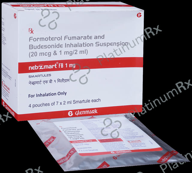 Nebzmart FB 1mg/20mcg Smartules Respules 7X2ml