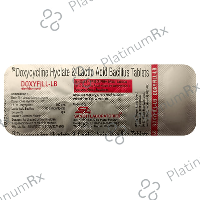 Doxyfill LB 100mg Tablet 10s