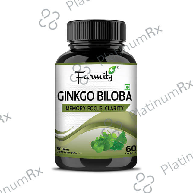 Farmity Ginkgo Biloba 500mg Capsule