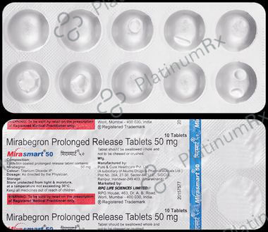 Mirasmart 50 Tablet PR