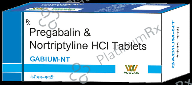 Gabium NT 10/37.5mg Tablet 10s