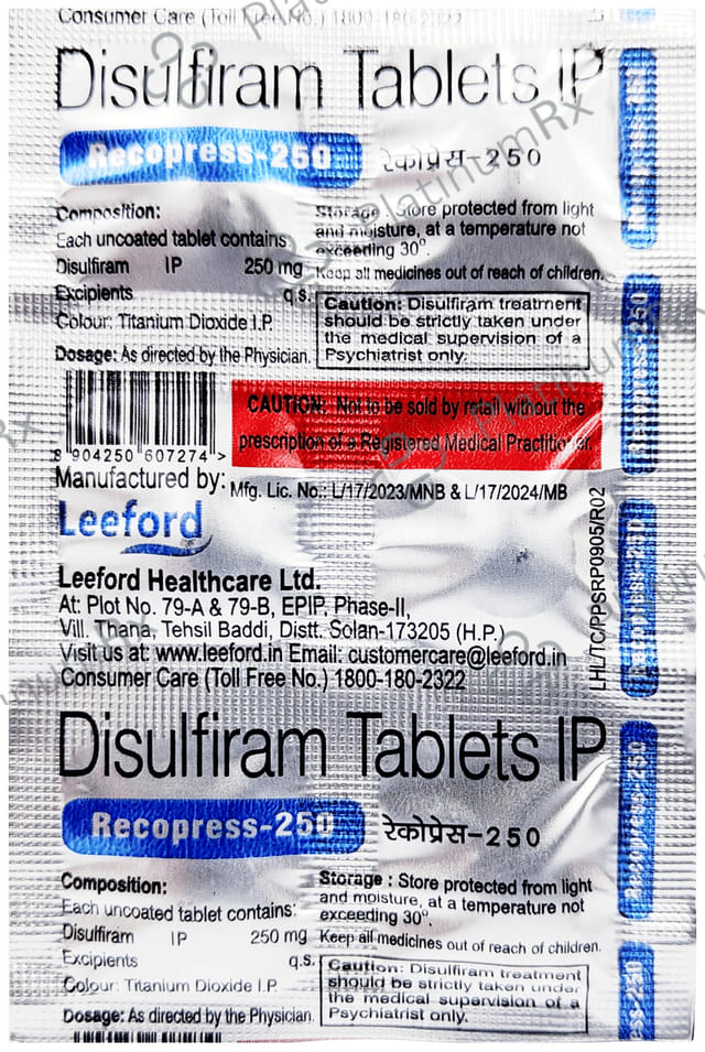 Recopress 250mg Tablet 10s