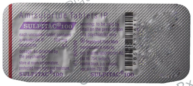 Sulpitac 100mg Tablet 10s