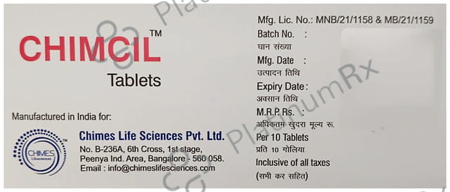 Chimcil 10mg Tablet 10s