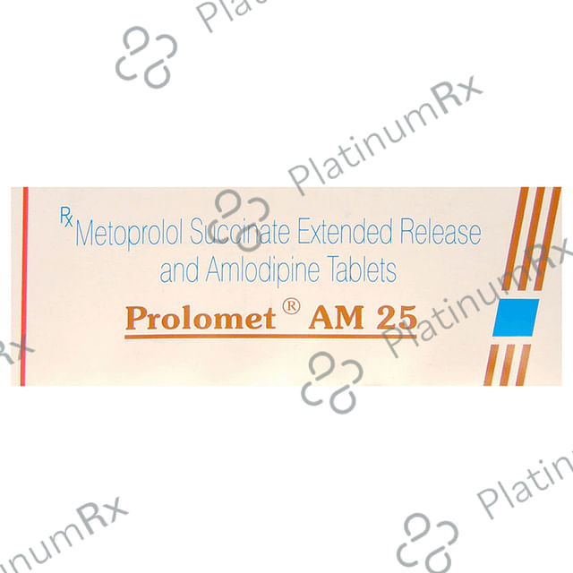 Prolomet AM 5/25mg Tablet PR 10s