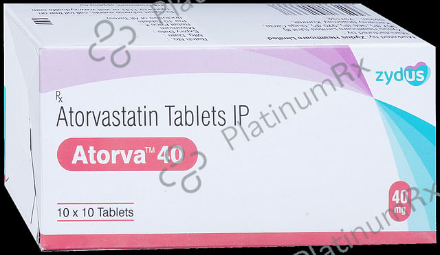 Atorva 40mg Tablet 10s