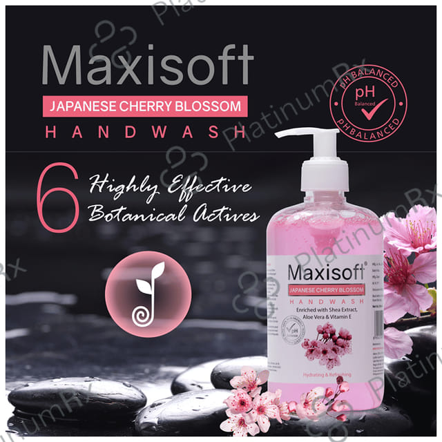 Maxisoft Japanese Cherry Blossom Hand Wash (500ml Each) 1 Bottle