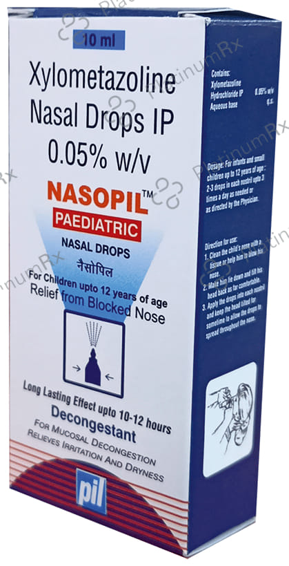 PIL Nasopil Paediatric Nasal Drops 10ml