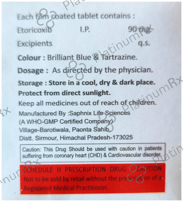Etochir 90mg Tablet 10s