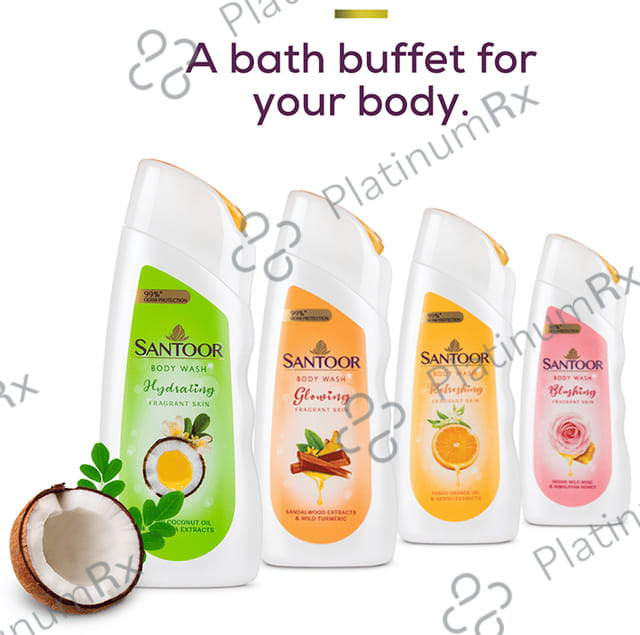 Santoor Hydrating Fragrant Skin Body Wash