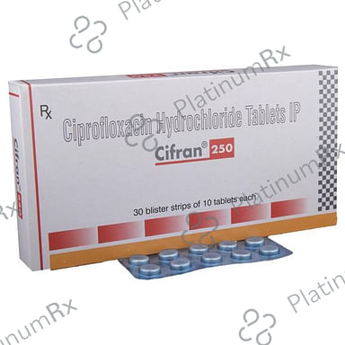 Cifran 250mg Tablet 10s