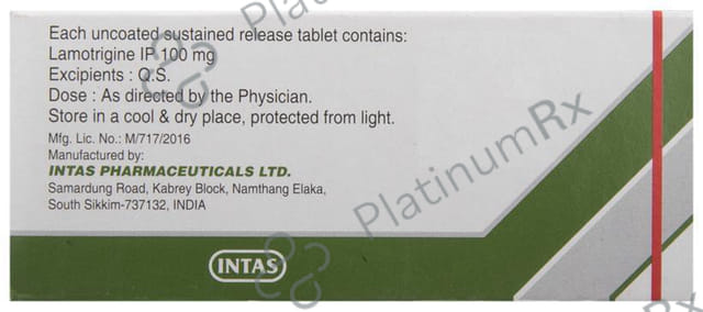 Lamez OD 100mg Tablet SR 10s