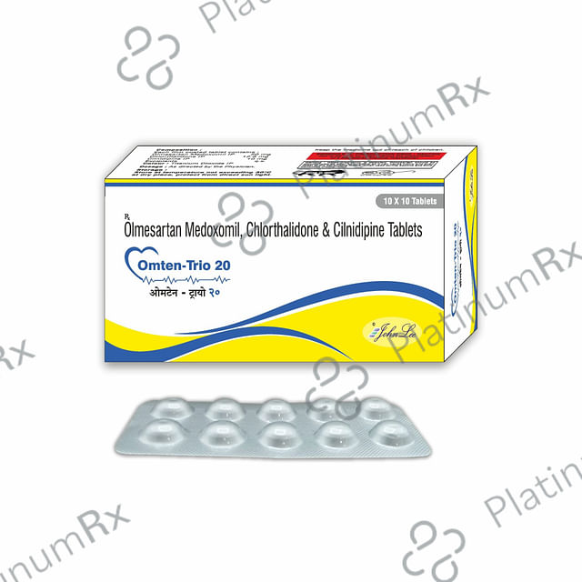 Omten Trio 20/10/12.5mg Tablet 10s