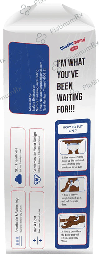 Chuchumama Baby Diaper Pants (50 Each) Medium 2 Packs