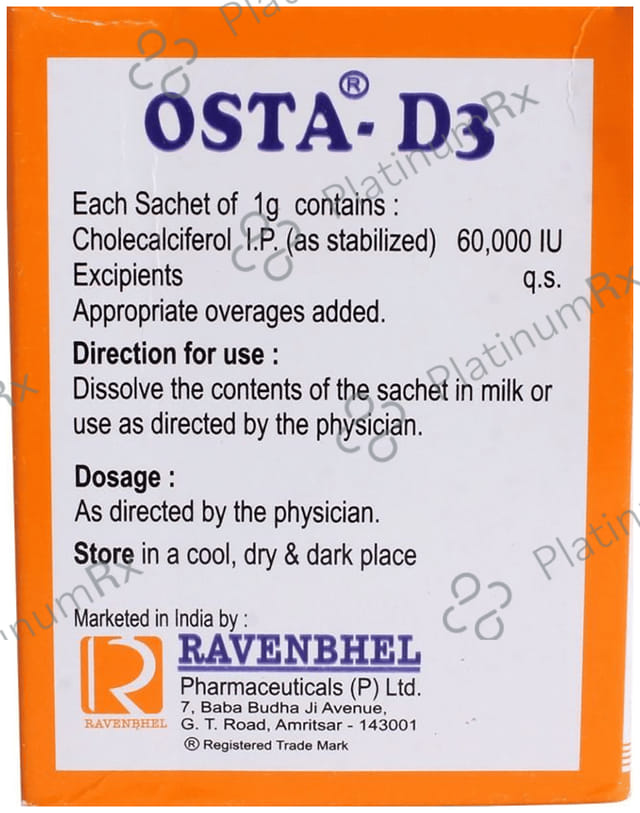 Osta D3 Sachet 1gm