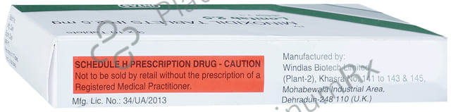 Lonitab 2.5mg Tablet 10s