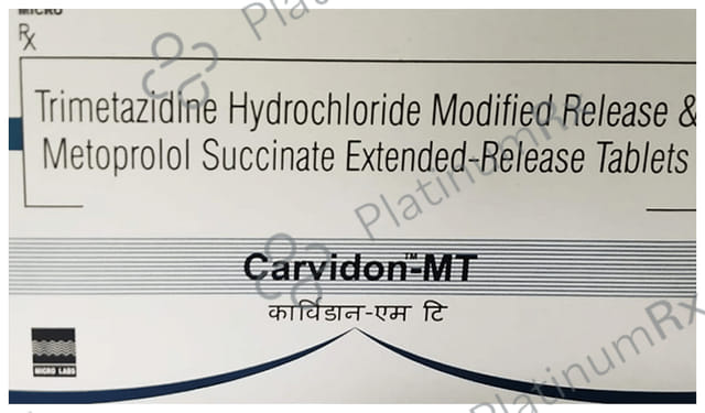 Carvidon MT 35/23.75mg Tablet ER 10s