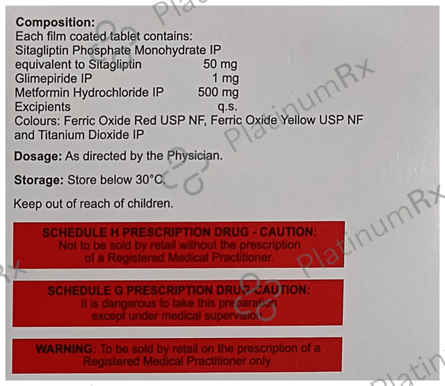 Sitamax GM 1mg Tablet 10s