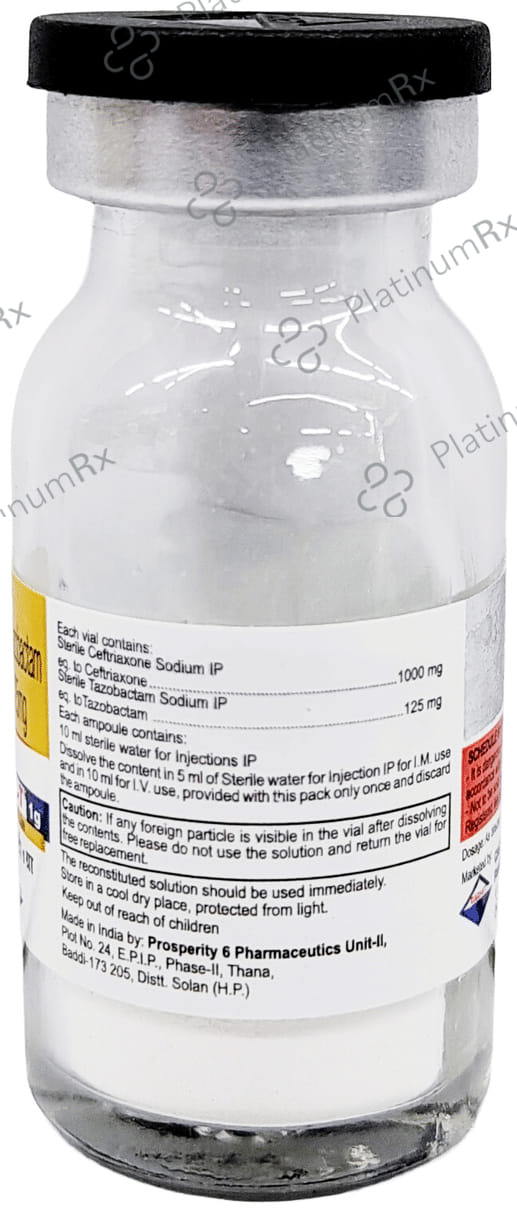 Traxol T 1000 mg/125 mg Injection