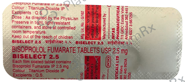 Biselect 2.5mg Tablet 10s