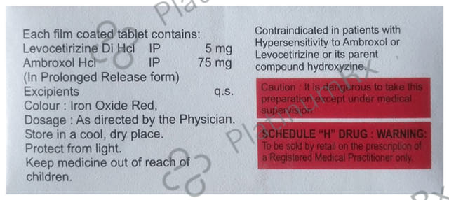 Alday AM 75/5mg Tablet SR 10s