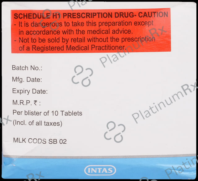 Ceftas O DS 400/400mg Tablet 10s