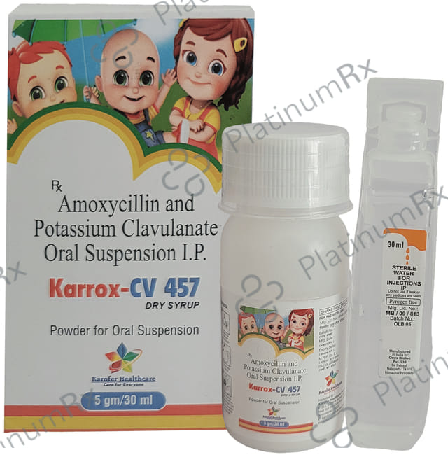 Karrox CV 457 400/57mg Dry Syrup 30ml
