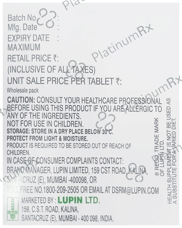 Lupiheme 12mg Tablet 10s