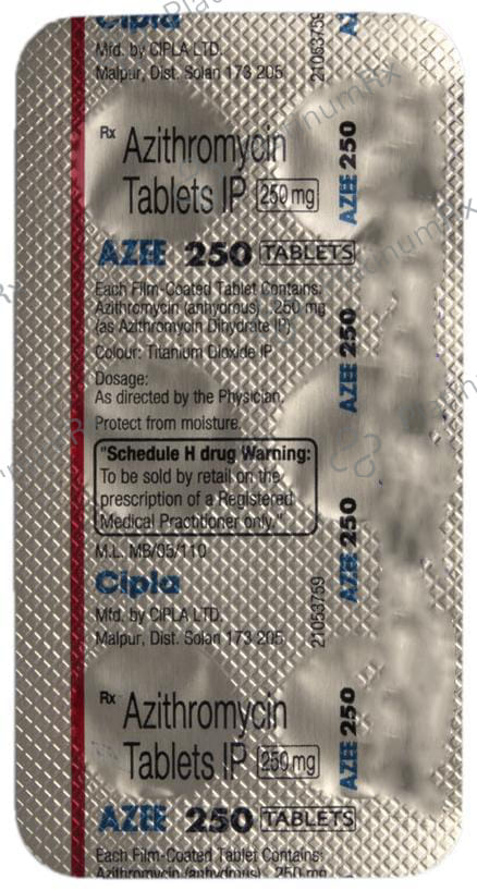 Azee 250mg Tablet 6s
