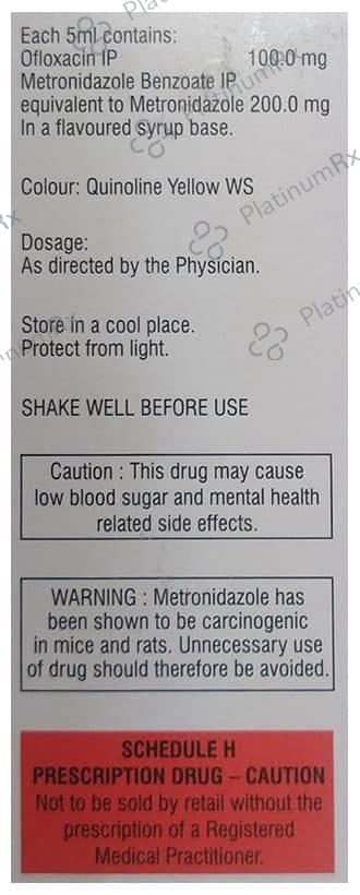 Oflomac M Forte 200/100mg Suspension 60ml