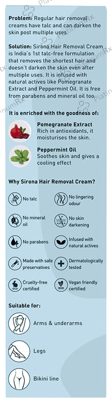 Sirona Hair Removal Cream
