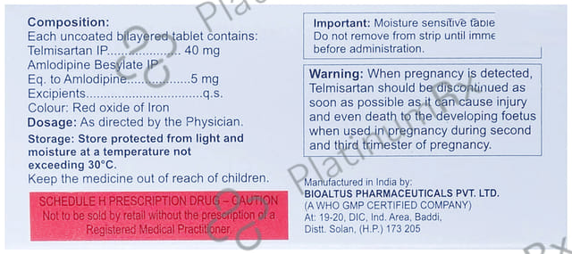 Telnyle AM 40/5mg Tablet 10s