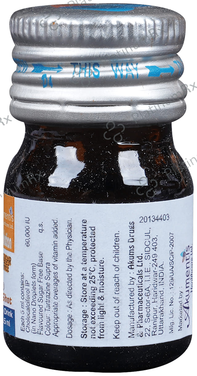 D Shine 60000IU Shot Oral Solution 5ml