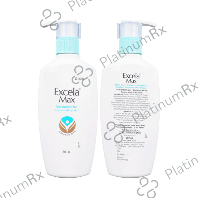 Excela Max Moisturiser 200gm