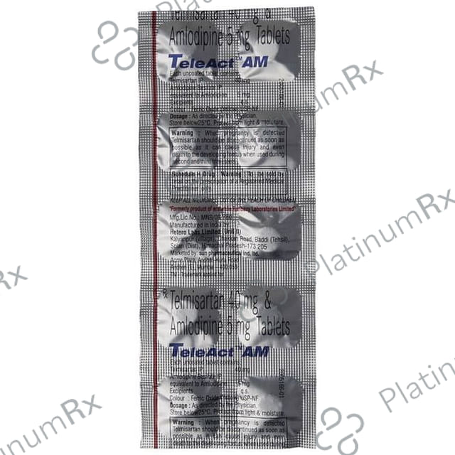 Teleact AM 5/40mg Tablet 10s