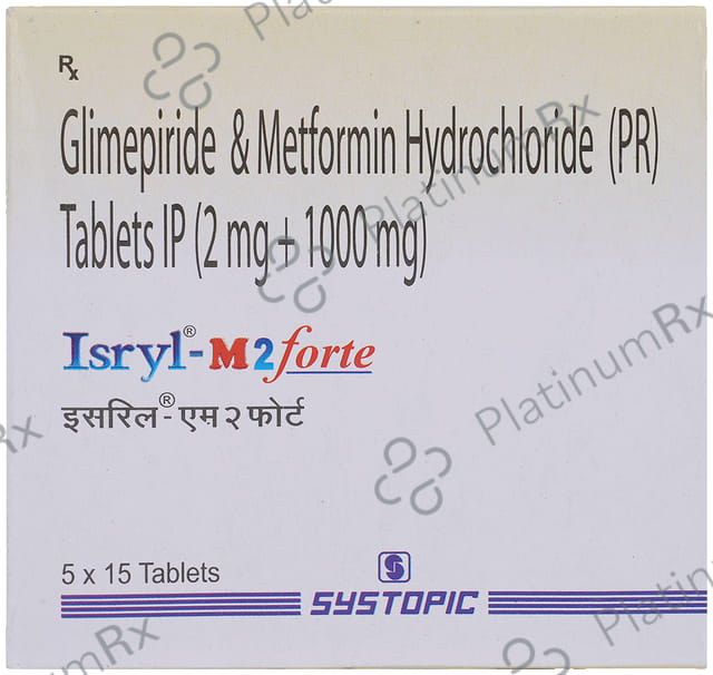 Isryl M2 Forte 2/1000mg Tablet PR 15s