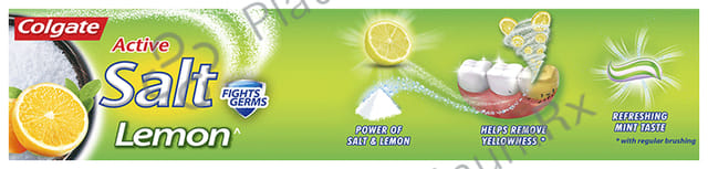 Colgate Active Salt Lemon Flavour Toothpaste 200 gm