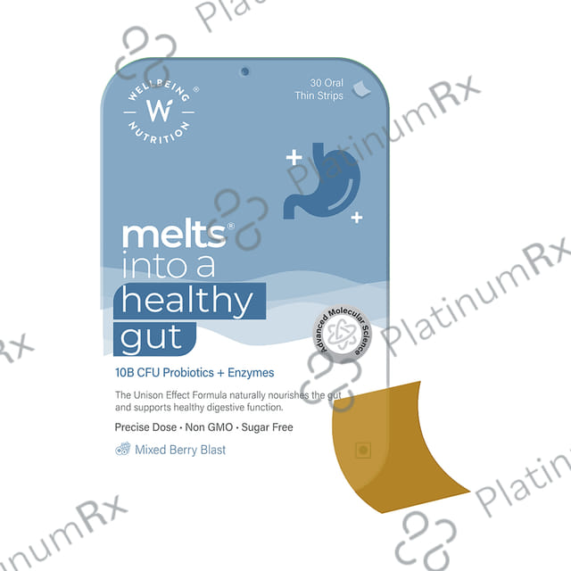 Wellbeing Nutrition Melts Into Healthy Gut Mixed Berry Blast Sugar Free