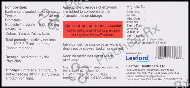 Chymomerg Tablet 10s