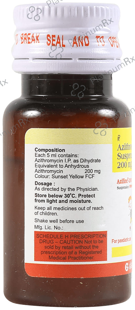 Azifine 200mg Suspension 15ml