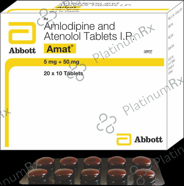 Amat 5/10mg Tablet 10s