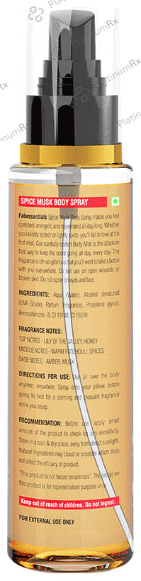Fabessentials Spice Musk Body Spray