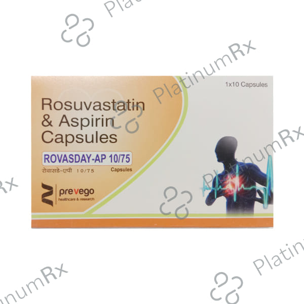 Rovasday AP 10/75mg Capsule 10s