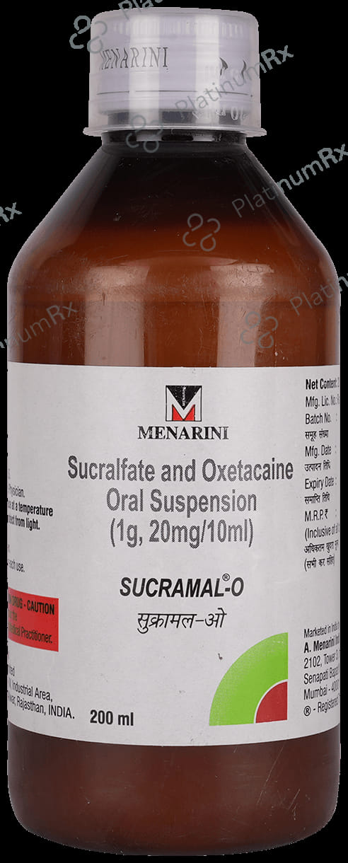 Sucramal O 20/1000mg Oral Suspension 200ml